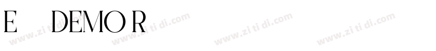 Emmali DEMO Regular字体转换 Emmali DEMO Regular字体转换